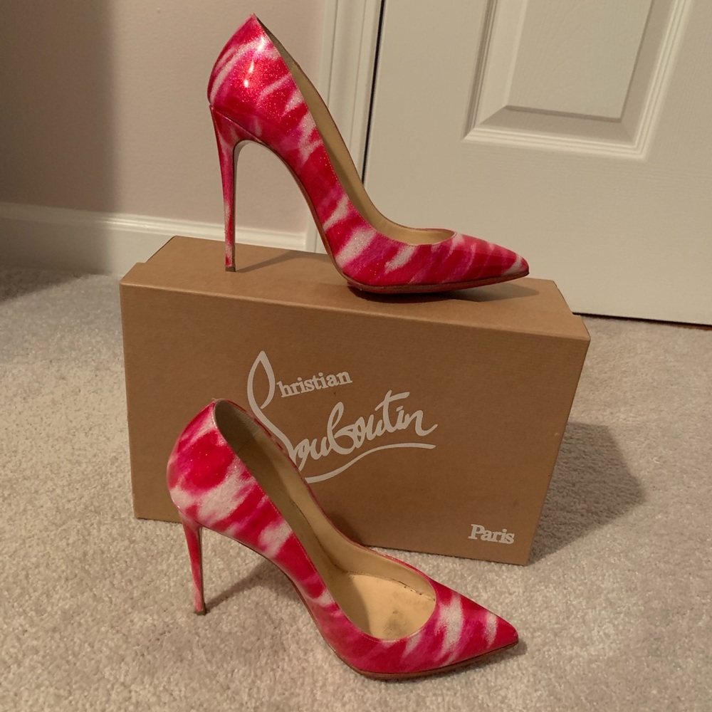 Christian louboutin Piagelles. Worn once SZ 36.5